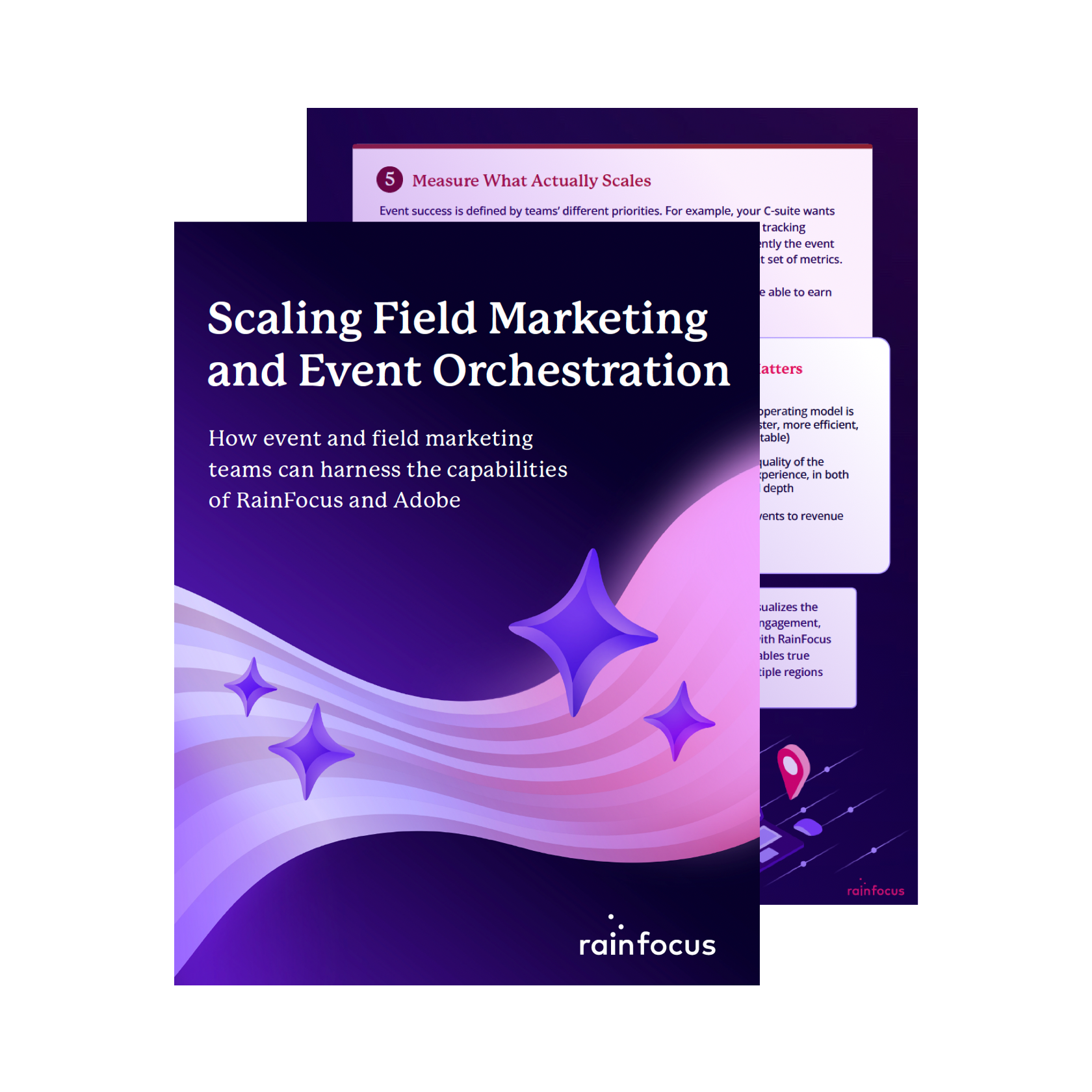 Scaling Field Marketing and Event Orchestration. How event and field marketing teams can harness the capabilities of RainFocus and Adobe.